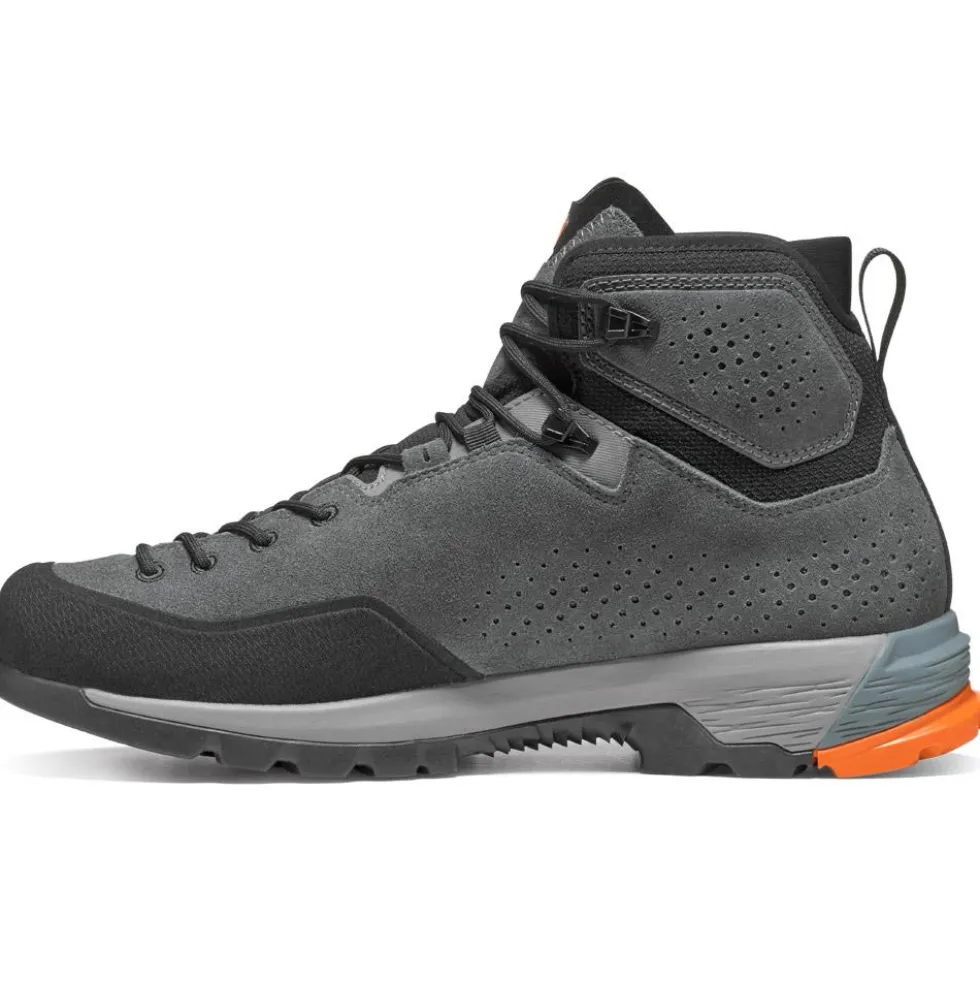 Scarpe da avvicinamento Tecnica Sulfur Mid Gore-Tex Ms Dark Grey Orange