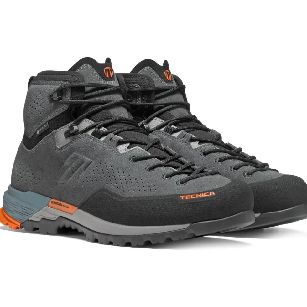 Scarpe da avvicinamento Tecnica Sulfur Mid Gore-Tex Ms Dark Grey Orange