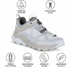 Scarpe da Fast Hiking Aku Flyrock Gore-Tex Wmn Light Grey