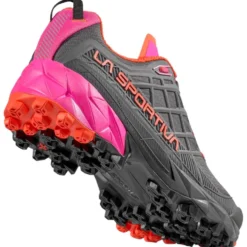 Scarpe da Fast Hiking La Sportiva Akyra II Woman Carbon Cherry Tomato