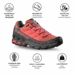 Scarpe da Fast Hiking La Sportiva Ultra Raptor II Woman Gore-Tex Rose Onyx