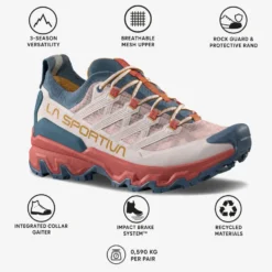Scarpe da Fast Hiking La Sportiva Ultra Raptor 3 Woman Mauve Mineral Red