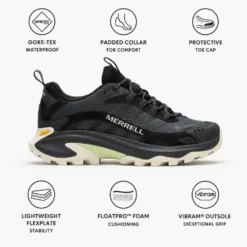 Scarpe da Fast Hiking Merrell Moab Speed 2 Gore-Tex Wmn Black