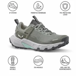 Scarpe da Fast Hiking Salewa Pedroc 2 Ptx W Shadow Faded Green