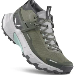 Scarpe da Fast Hiking Salewa Pedroc 2 Mid Ptx W Faded Green Dark Olive