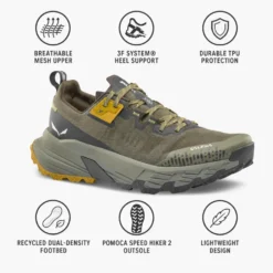 Scarpe da Fast Hiking Salewa Pedroc 2 Max M Faded Green Dark Olive