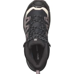 Scarpe da Fast Hiking Salomon X Ultra 360 Mid Gore-Tex W Black Plum Kitten Shale