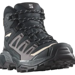 Scarpe da Fast Hiking Salomon X Ultra 360 Mid Gore-Tex W Black Plum Kitten Shale