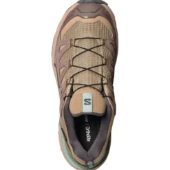 Scarpe da Fast Hiking Salomon X Ultra 360 Ltr Gore-Tex W Desert Tan Iron Green Milieu
