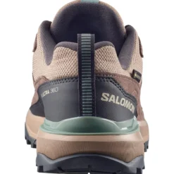 Scarpe da Fast Hiking Salomon X Ultra 360 Ltr Gore-Tex W Desert Tan Iron Green Milieu