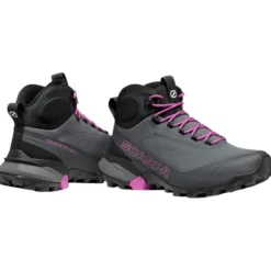 Scarpe da Fast Hiking Scarpa Ribelle Cross 2 Mid Gore-Tex Wmn Dark Gray Purple