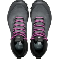 Scarpe da Fast Hiking Scarpa Ribelle Cross 2 Mid Gore-Tex Wmn Dark Gray Purple