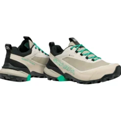 Scarpe da Fast Hiking Scarpa Ribelle Cross 2 Gore-Tex Wmn Fog Aqua Green
