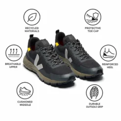 Scarpe da Fast Hiking VEJA Dekkan Women Black Oxford Grey Tonic