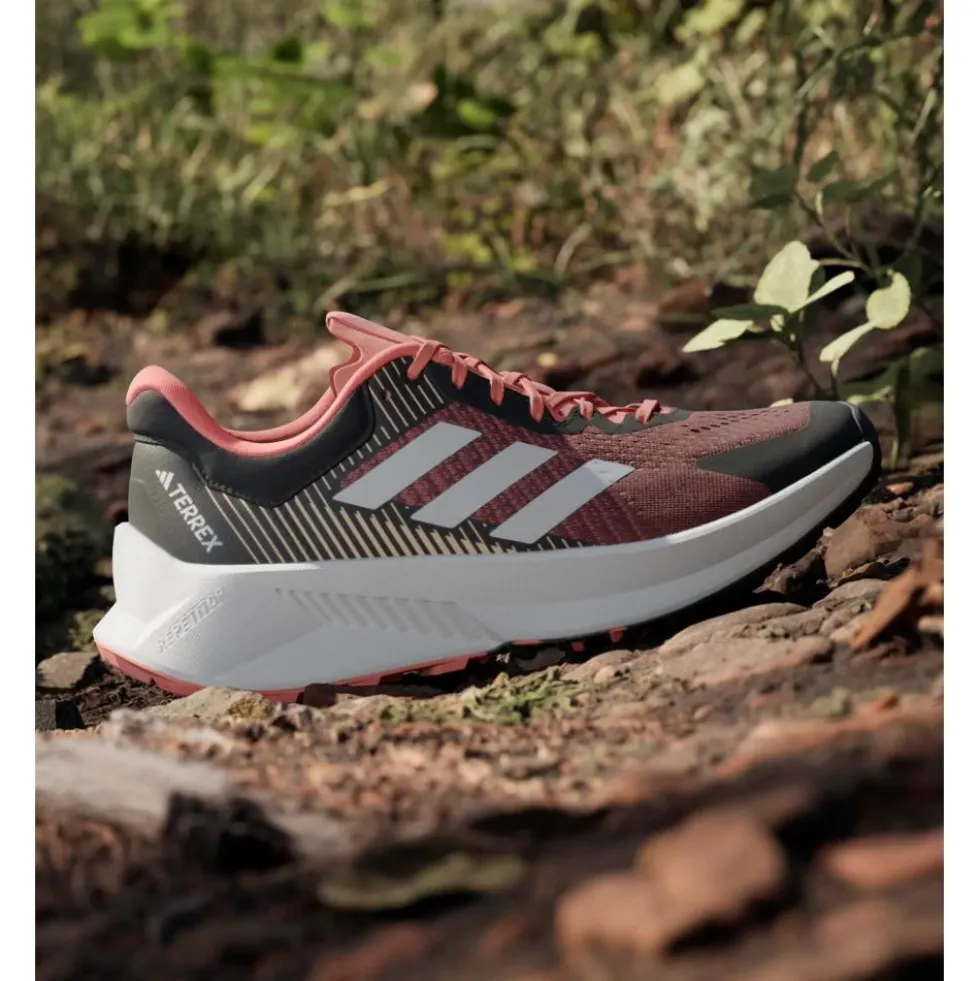 Scarpe da trail adidas Terrex Soulstride Flow W Core Black Crystal White Impact Orange