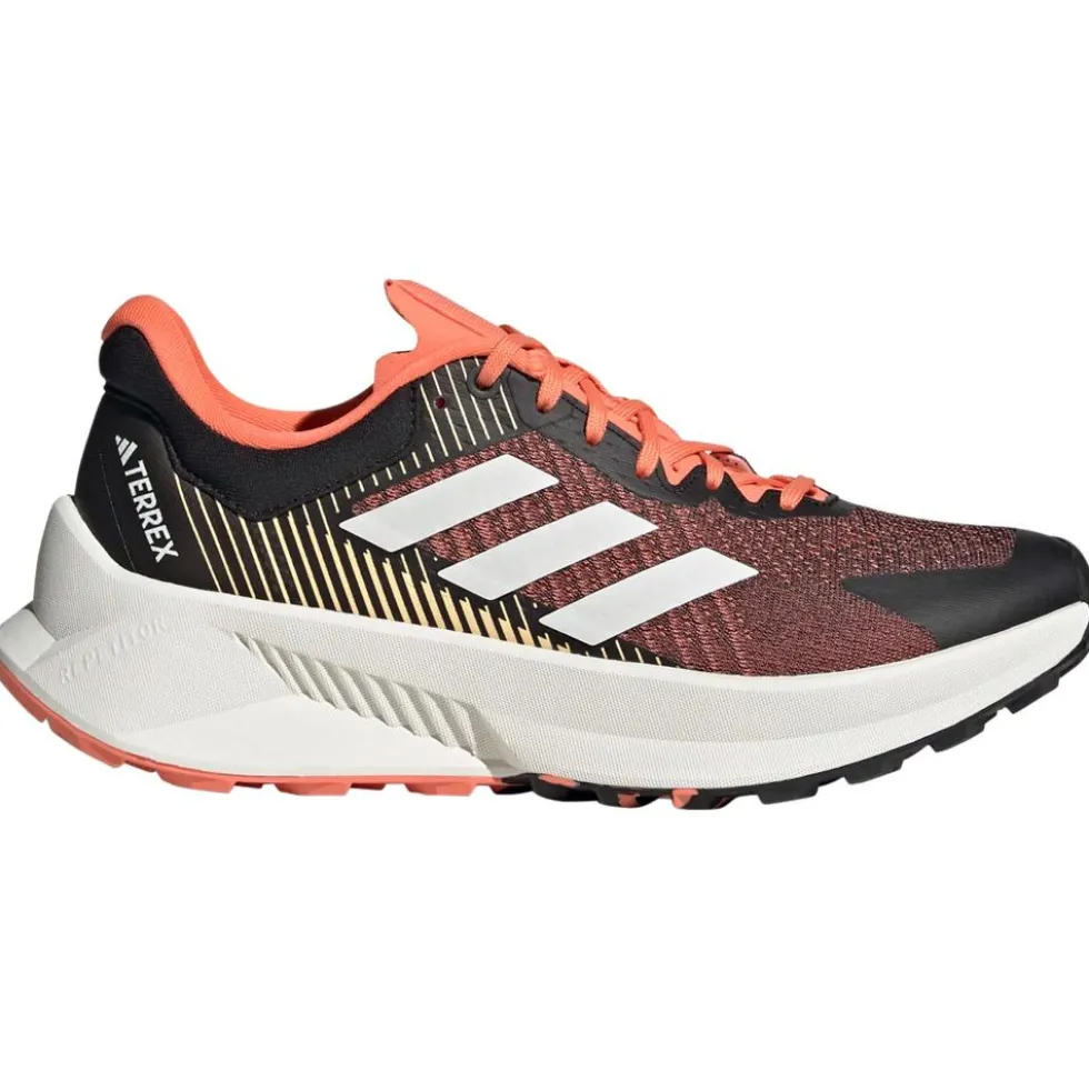 Scarpe da trail adidas Terrex Soulstride Flow W Core Black Crystal White Impact Orange
