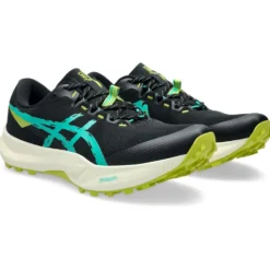 Scarpe da trail Asics Fuji Lite 6 Black Aurora Green