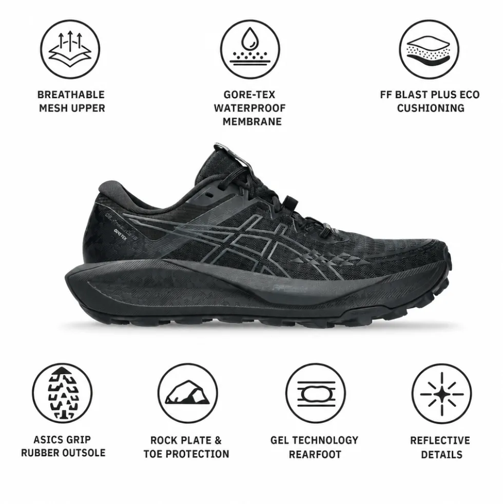 Scarpe da trail Asics Gel-Trabuco 13 Gore-Tex Wmn Black Graphite Grey