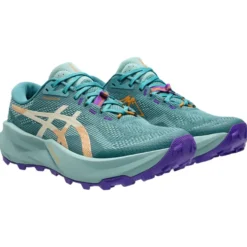 Scarpe da trail Asics Trabuco 14 Wmn Foggy Teal Radiant Amethyst