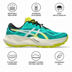 Scarpe da trail Asics Trabuco 14 Aurora Green Light Dust