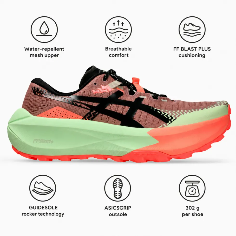 Scarpe da trail Asics Trabuco Max 5 Umeboshi Black