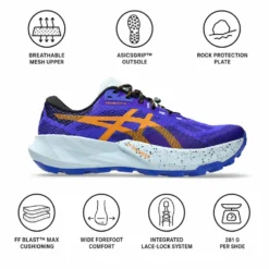 Scarpe da trail Asics Trabuco 14 Cobalt Burst Sandstorm