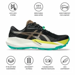 Scarpe da trail Asics Trabuco 14 Black Clay Canyon