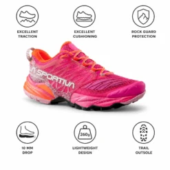 Scarpe da trail La Sportiva Akasha II Woman Springtime Cherry Tomato