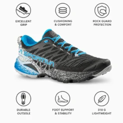 Scarpe da trail La Sportiva Akasha II Black Chalk