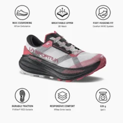 Scarpe da trail La Sportiva Prodigio Max Woman Chalk Rosebay