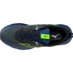 Scarpe da trail Mizuno Wave Daichi 9 Estate Blue Light yellow L.oran
