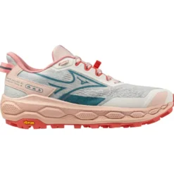 Scarpe da trail Mizuno Wave Mujin 11 W Snow White Larkspur Faded Rode