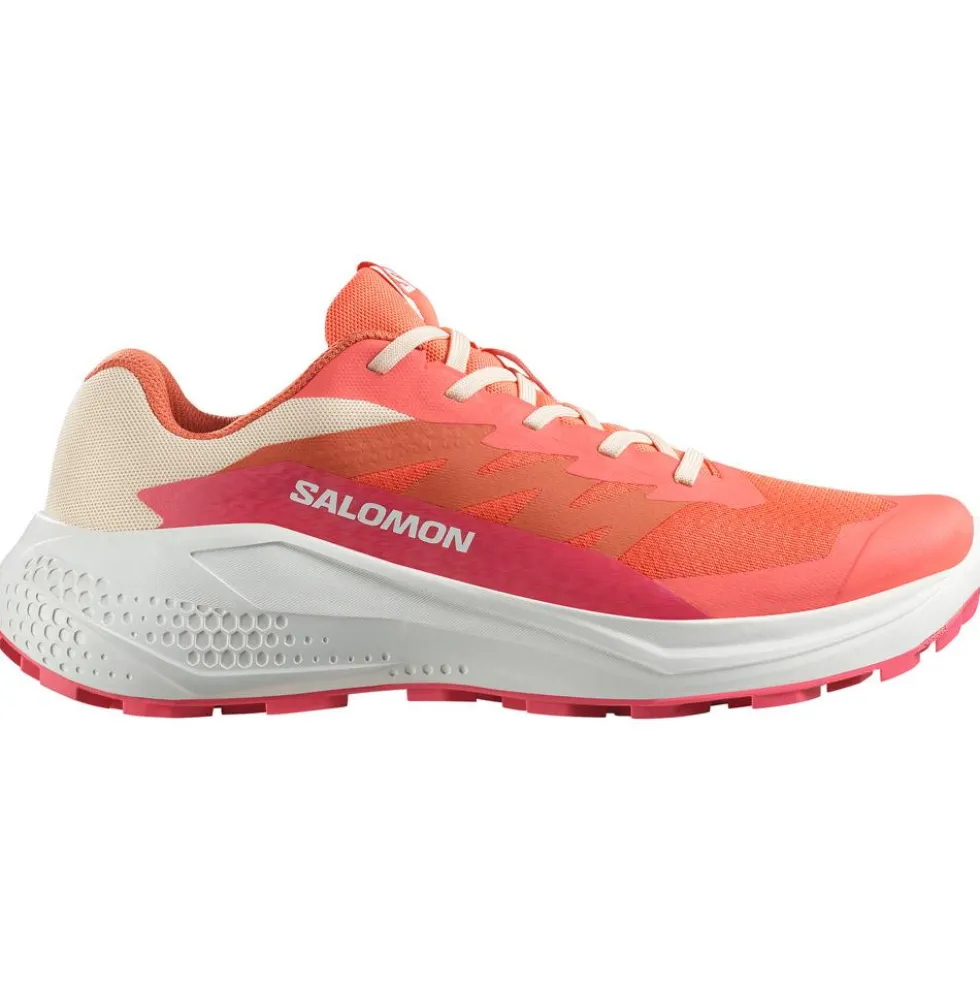 Scarpe da trail Salomon Alphaglide W Emberglow White Rouge Red