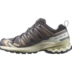 Scarpe da trail Salomon Xa Pro 3D V9 Gore-Tex W Nine Iron Oxford Tan Alfalfa