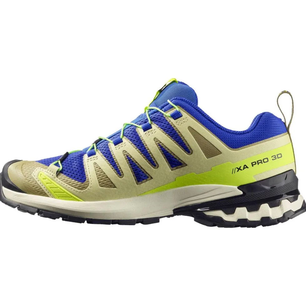 Scarpe da trail Salomon Xa Pro 3D V9 Bluing Bog Acid Lime