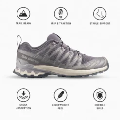 Scarpe da trail Salomon Xa Pro 3D V9 Dark Gull Gray Cloudburst