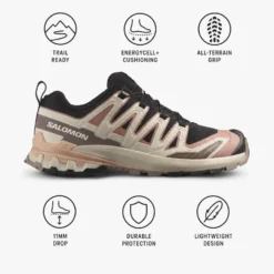 Scarpe da trail Salomon Xa Pro 3D V9 W Black Burlwood Mahogany Rose