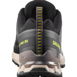 Scarpe da trail Salomon Xa Pro 3D V9 Black Dark Gull Gray Acid Lime