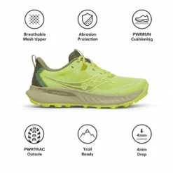 Scarpe da trail Saucony Peregrine 15 Wmn Sunny Hemlock