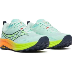 Scarpe da trail Saucony Peregrine 16 Wmn Aqua Citron