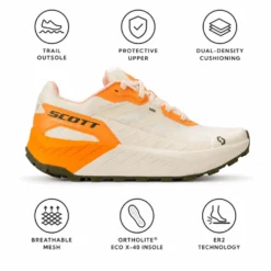 Scarpe da trail Scott Kinabalu 3 W's Soft Yellow Melon Orange