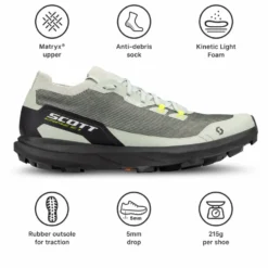 Scarpe da trail Scott W's Supertrac Rc 3 Spray Grey Black