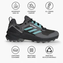 Scarpe escursionismo adidas Terrex Swift R3 Gore-Tex W Grefiv/Minton/Cblack