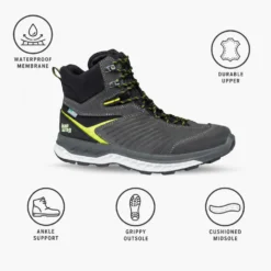 Scarpe escursionismo Hanwag Blueridge Es Asphalt Yellow