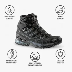 Scarpe escursionismo La Sportiva Ultra Raptor II Mid Woman Gore-Tex Black Reflective