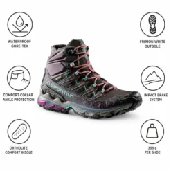 Scarpe escursionismo La Sportiva Ultra Raptor II Mid Woman Gore-Tex Carbon Iceberg