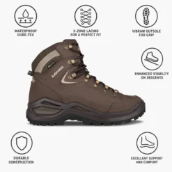 Scarpe escursionismo Lowa Renegade Evo Gore-Tex Mid Ws Espresso Anthracite