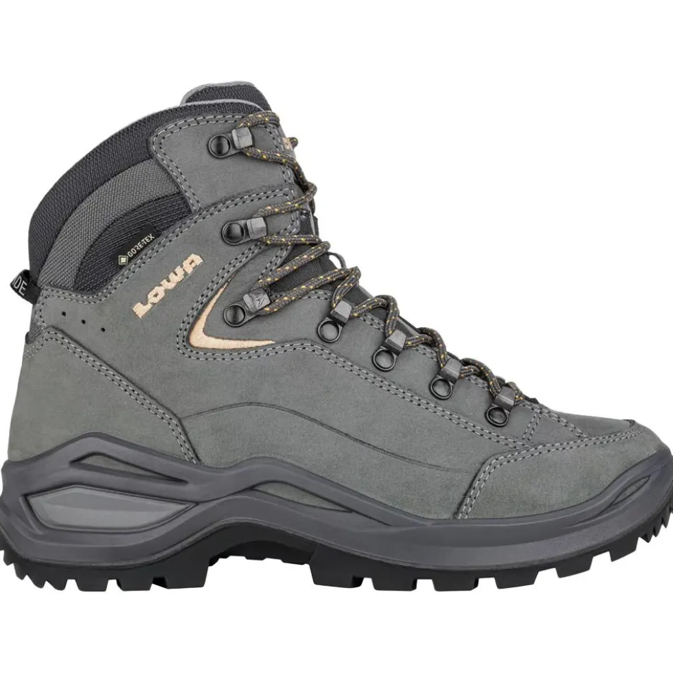 Scarpe escursionismo Lowa Renegade Evo Gore-Tex Mid Ws Graphite Abricot