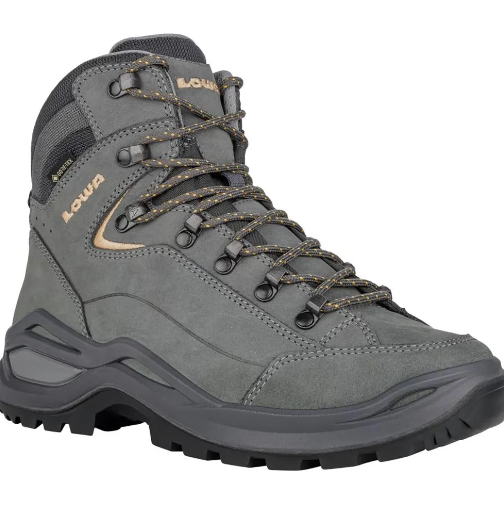 Scarpe escursionismo Lowa Renegade Evo Gore-Tex Mid Ws Graphite Abricot