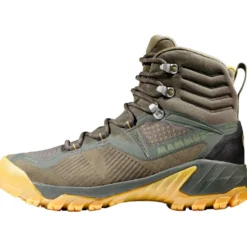 Scarpe escursionismo Mammut Sapuen High Gore-Tex Women dark tin-amber green